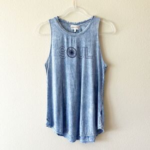 Soul Cycle x Sundry Acid Wash Tank Top